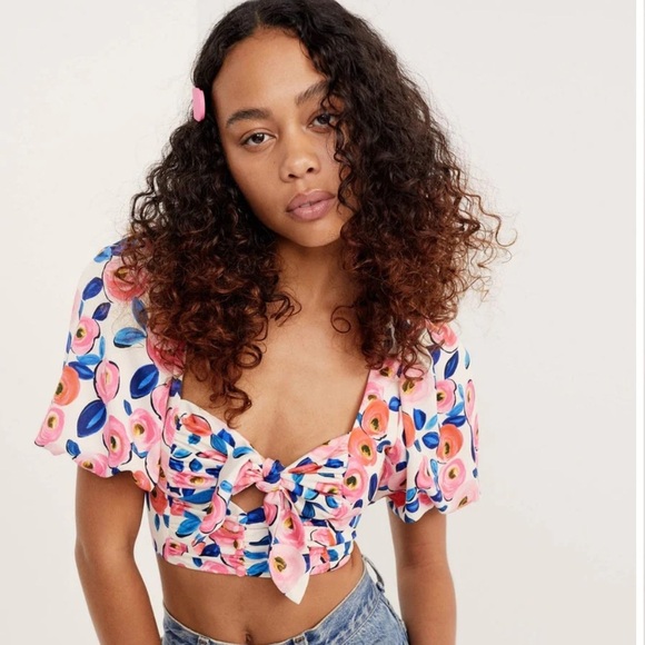 For Love & Lemons “Gianna Crop Top” Size Small Excellent Condition! - Picture 1 of 12